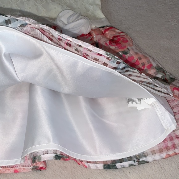 Children’s Place 3T Ivory & Pink Lace Tank Dress EUC - Picture 8 of 12